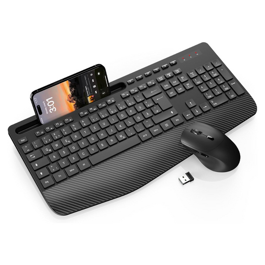 Ασύρματο Set Πληκτρολογίου & Ποντικιού – Για Ήσυχη, Άνετη και Παραγωγική Χρήση