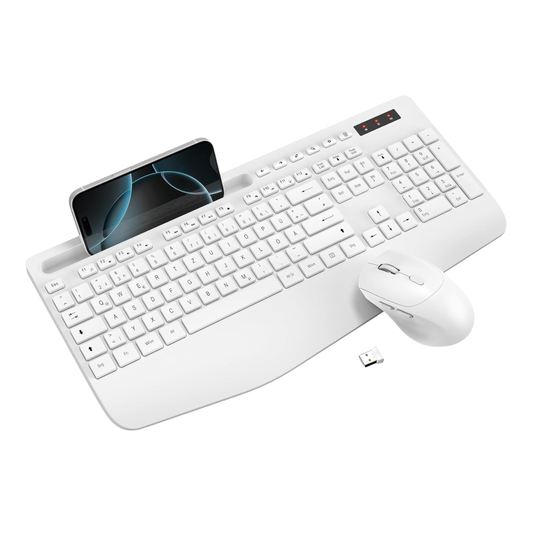 Ασύρματο Set Πληκτρολογίου & Ποντικιού – Για Ήσυχη, Άνετη και Παραγωγική Χρήση