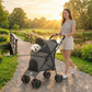 Αναδιπλούμενο Pet Stroller για Γάτες & Μικρόσωμους Σκύλους
