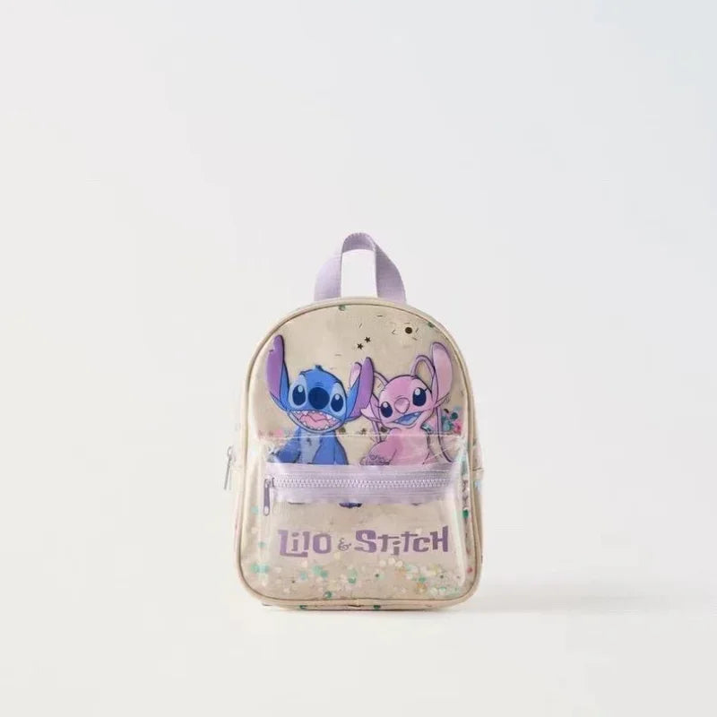 Mickey Mouse Cartoon Fashion Backpack Women'S Minnie Canvas School Bag Fashion Large Capacity Backpack Girls Mochila