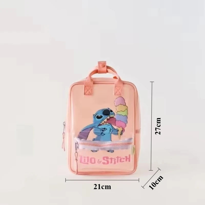 Mickey Mouse Cartoon Fashion Backpack Women'S Minnie Canvas School Bag Fashion Large Capacity Backpack Girls Mochila
