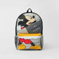 Mickey Mouse Cartoon Fashion Backpack Women'S Minnie Canvas School Bag Fashion Large Capacity Backpack Girls Mochila