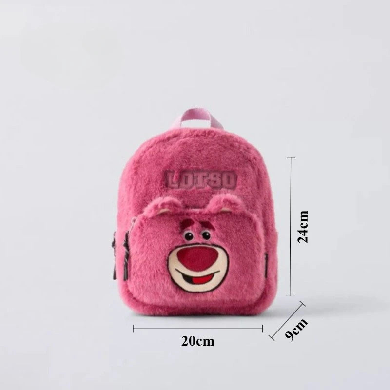 Mickey Mouse Cartoon Fashion Backpack Women'S Minnie Canvas School Bag Fashion Large Capacity Backpack Girls Mochila