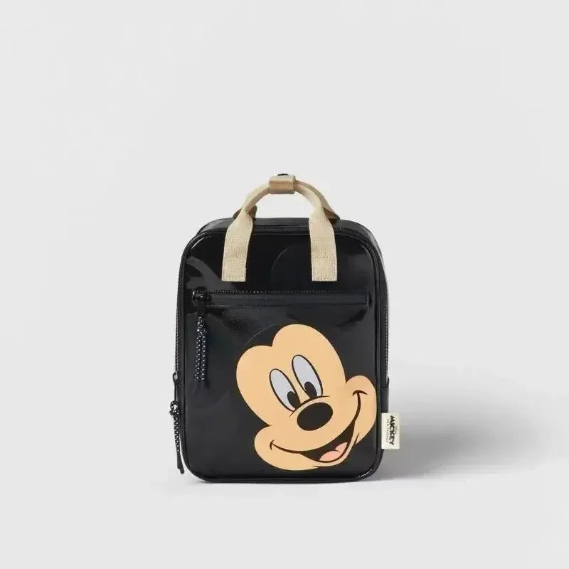 Mickey Mouse Cartoon Fashion Backpack Women'S Minnie Canvas School Bag Fashion Large Capacity Backpack Girls Mochila