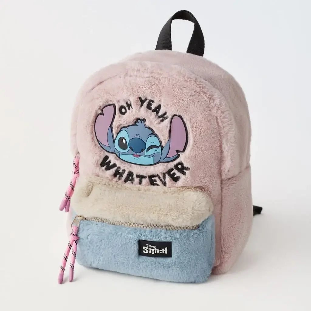 Mickey Mouse Cartoon Fashion Backpack Women'S Minnie Canvas School Bag Fashion Large Capacity Backpack Girls Mochila
